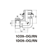90°肘部，und tum螺纹可调节螺柱以O形圈密封ISO 11926